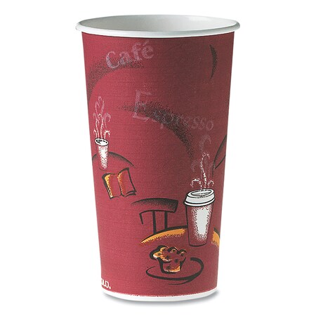 Dart Polycoated Hot Paper Cups, 20 oz., B, PK600 420SI-0041